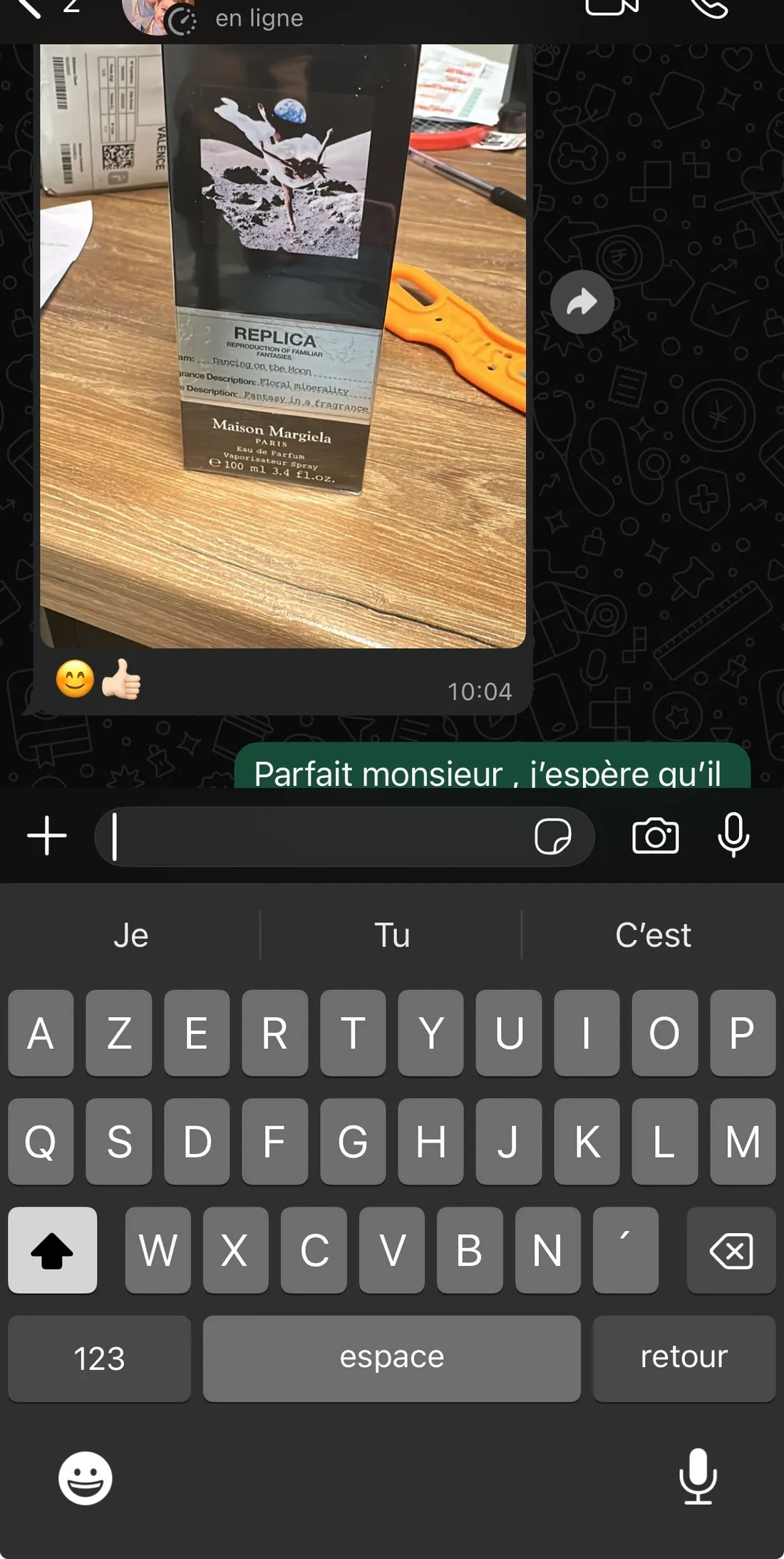 Avis client